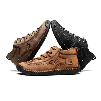 

2020 Italian Mens Shoes Casual Luxury Brand Fashion Men Loafers Genuine Leather Moccasins Comfy Breathable Slip on Boat Shoes