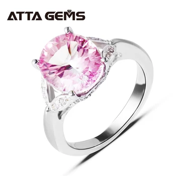 

Natural Pink Topaz Sterling Silver 4.5 Carats Natural Pink Topaz Ladies' Favorite Ring Women Fine Jewelry Wedding Birthday