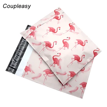 

50PCS/LOT 2 Sizes New material Thicken Printing Self-seal Adhesive Courier Bags Plastic Envelope Postal Shipping Mailing Bags