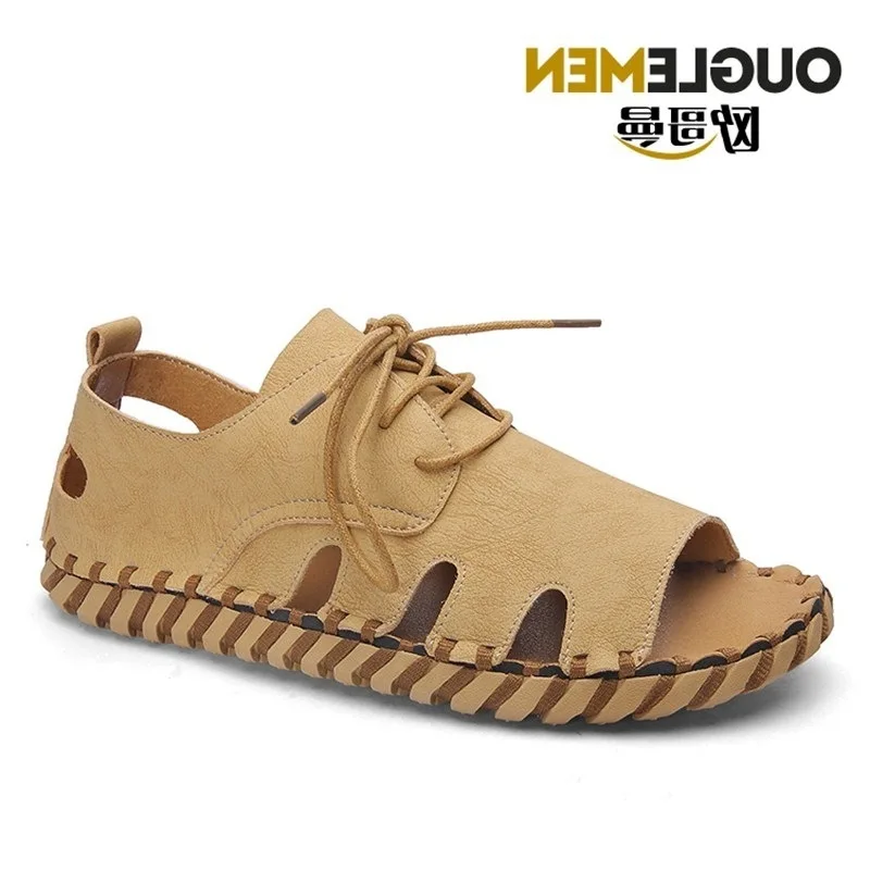 

Rome Slipper Men's Summer Outdoor Anti-slip Soft-Sole Sandals Korean-style Trend Men Cool When