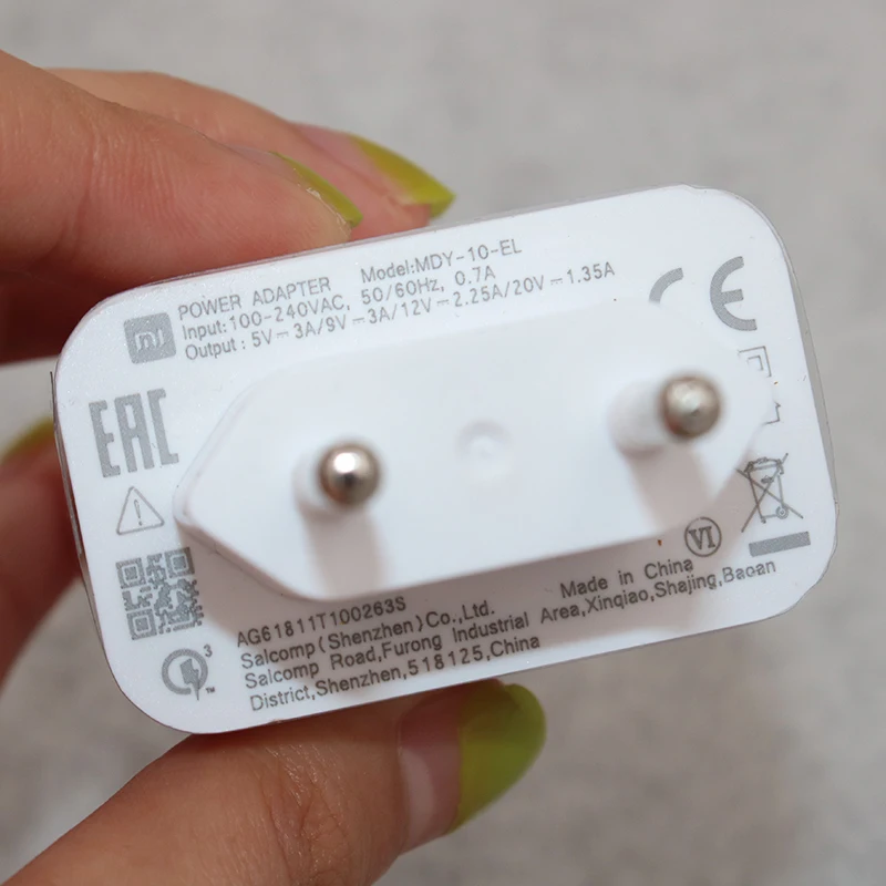 27 Вт QC 4,0 быстрое настенное зарядное устройство EU usb type C кабель для Xiaomi 9 SE 8 8SE Mix 2 2S 3 Mix2s 6 6X Note 2 Max3 RedMi Note 7 8 K20 PRO