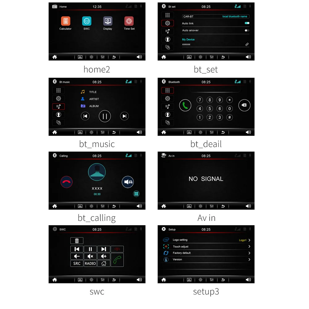 " 2Din MP5 FM Bluetooth стерео аудио Радио Зеркало Ссылка HD сенсорный экран Запчасти