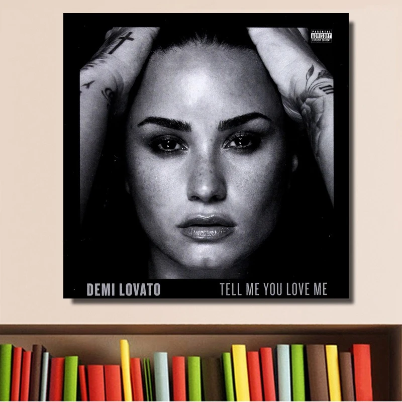 Mt2966 Demi Lovato Tell Me You Love Me Star Music Poster Painting Art Poster Print Canvas Home Decor Picture Wall Print Painting Calligraphy Aliexpress