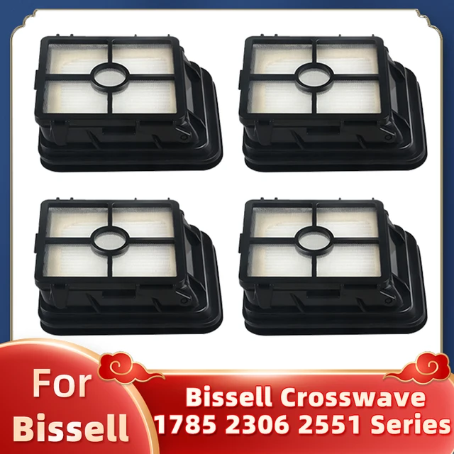Replacement For Bissell Crosswave 1866 1785 2052 1713 2225 Wet Dry Vacuums Spare Parts Accessories Main Roller Brush Hepa Filter 4 Filters