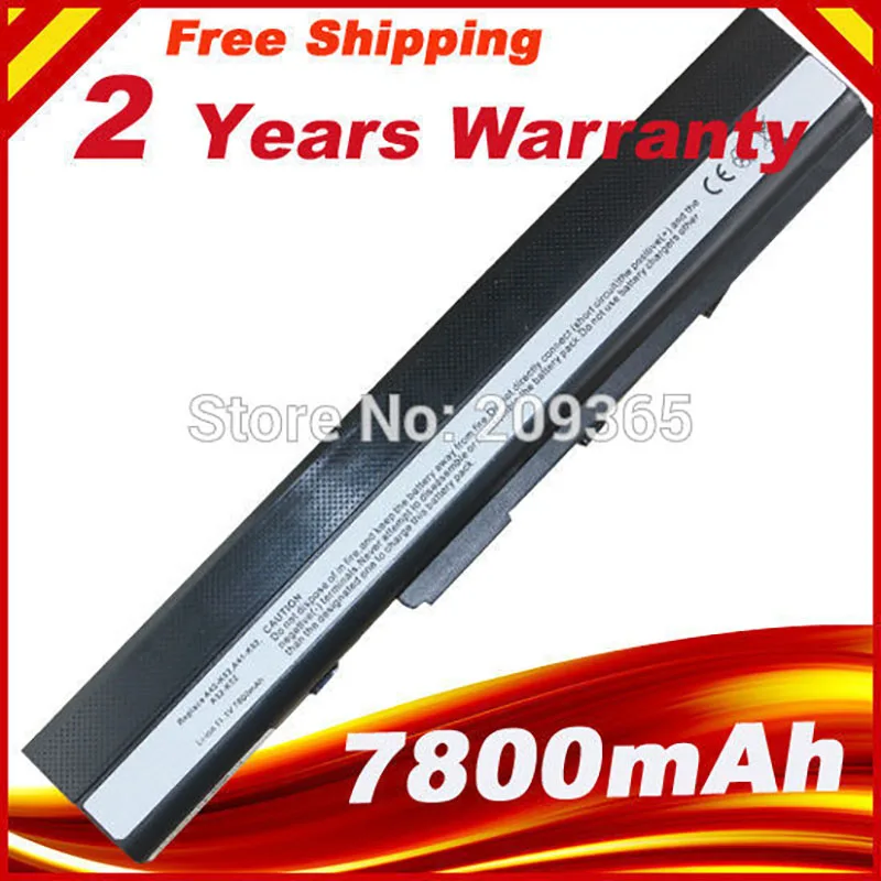 Аккумулятор для Asus A52 A52J K42 K42F K52F K52J X67 X5I 70 NXM1B2200Z 7800 мАч|Аккумуляторы ноутбуков| |