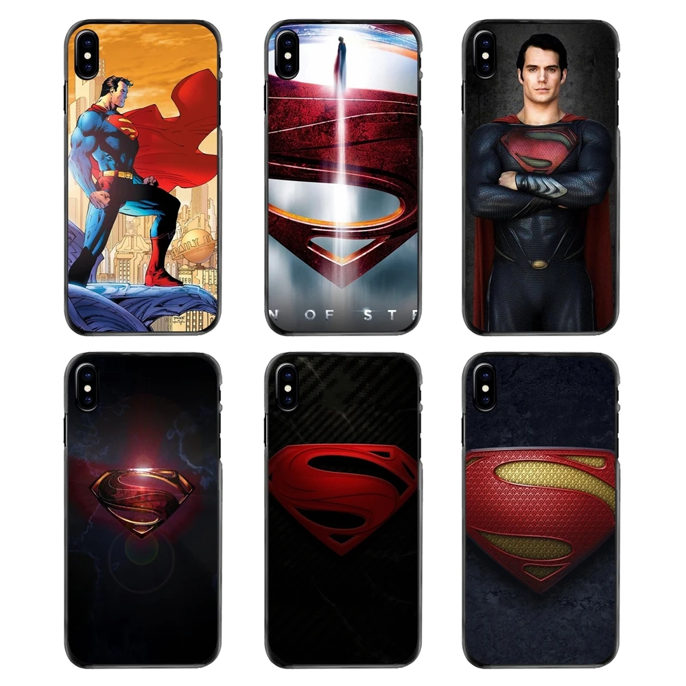 Супермен человек стали DC Comics логотип искусство чехол для телефона samsung Galaxy Note 2 3 4 5