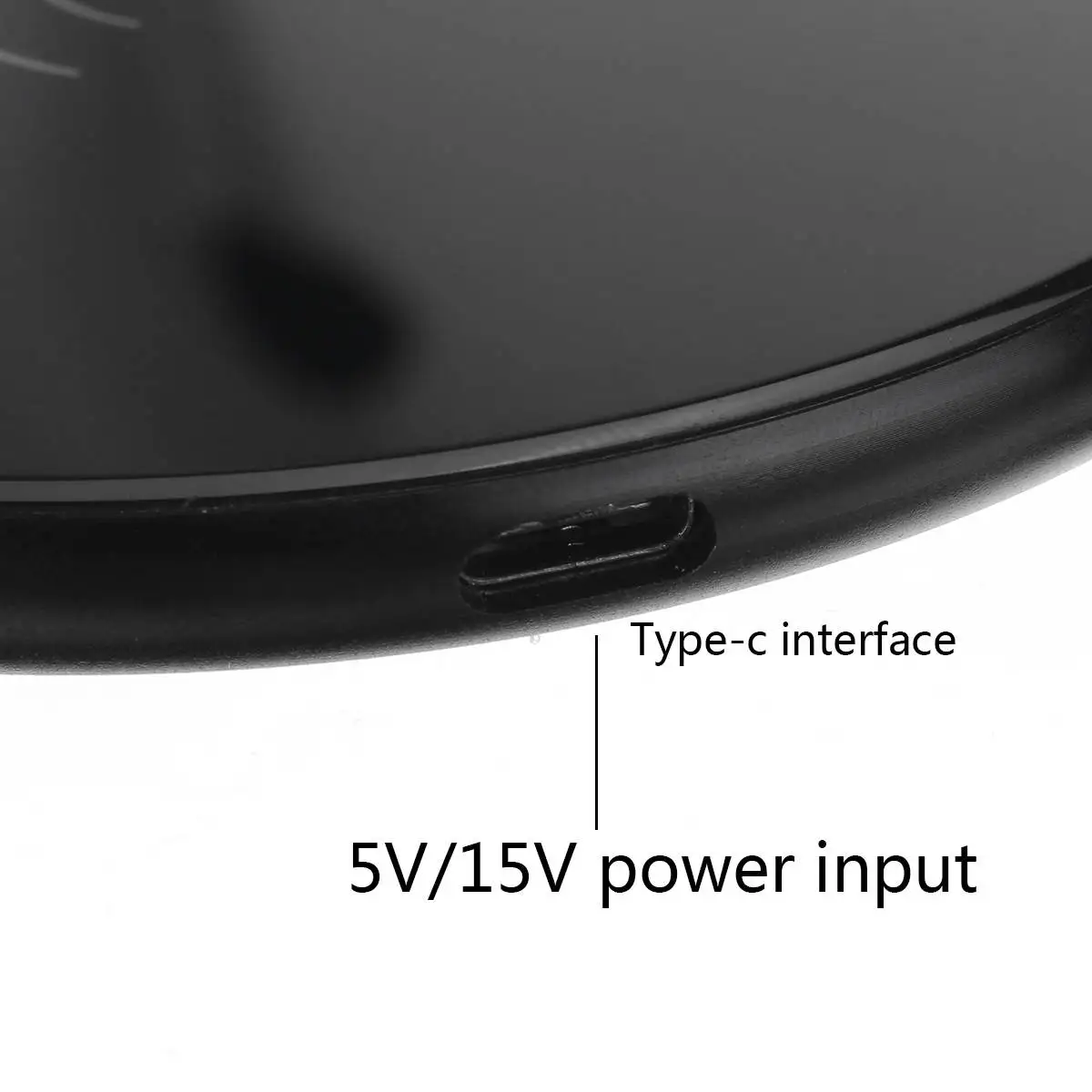 2.5D Qi 30 Вт type-C беспроводное быстрое зарядное устройство ультратонкий зарядный кронштейн Высокая Мощность док-станция для Xiaomi huawei Vivo