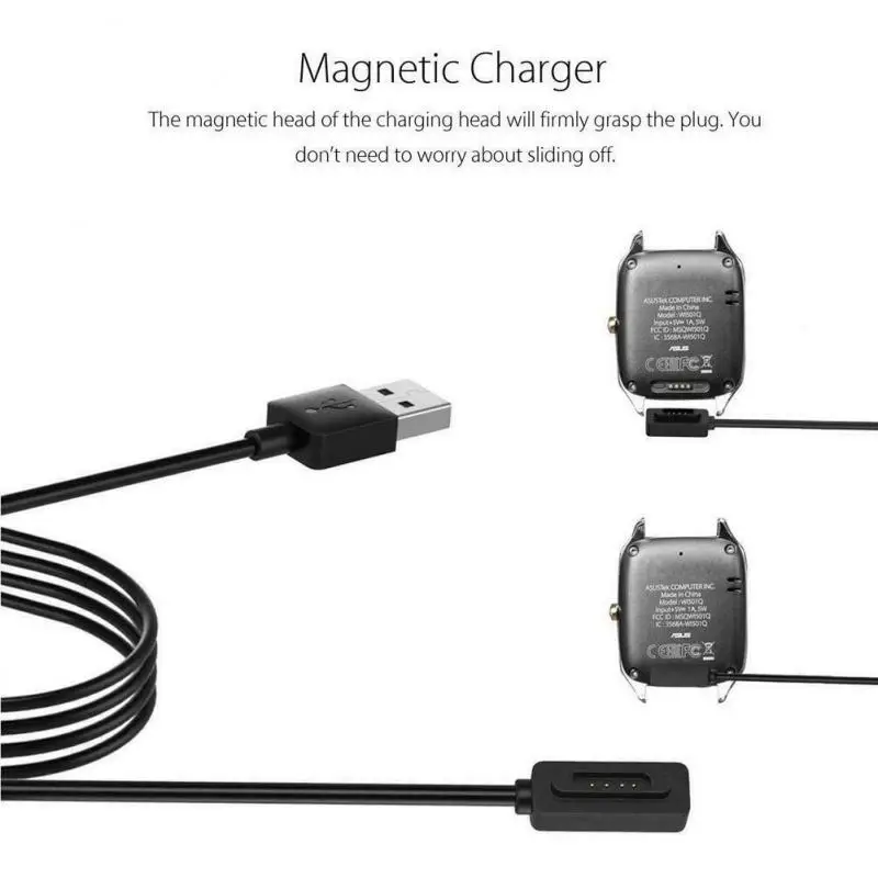 Новинка магнитный USB кабель для быстрой зарядки аксессуары умных часов ASUS ZenWatch 2