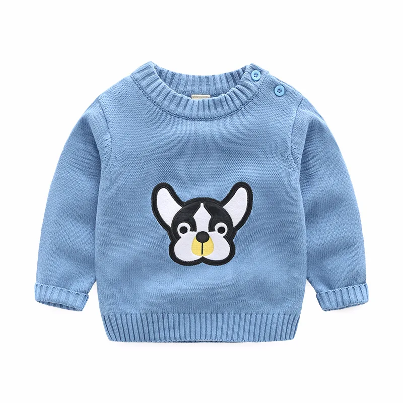 AliExpress детская одежда; коллекция года; сезон весна; стиль; Детский свитер; пуловер с вырезом лодочкой; свитер со щенком