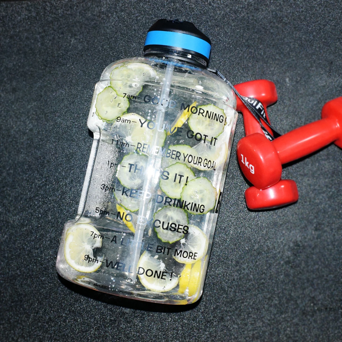 BPA Livre, Plástico, Grande Capacidade, Fitness, Esporte,
