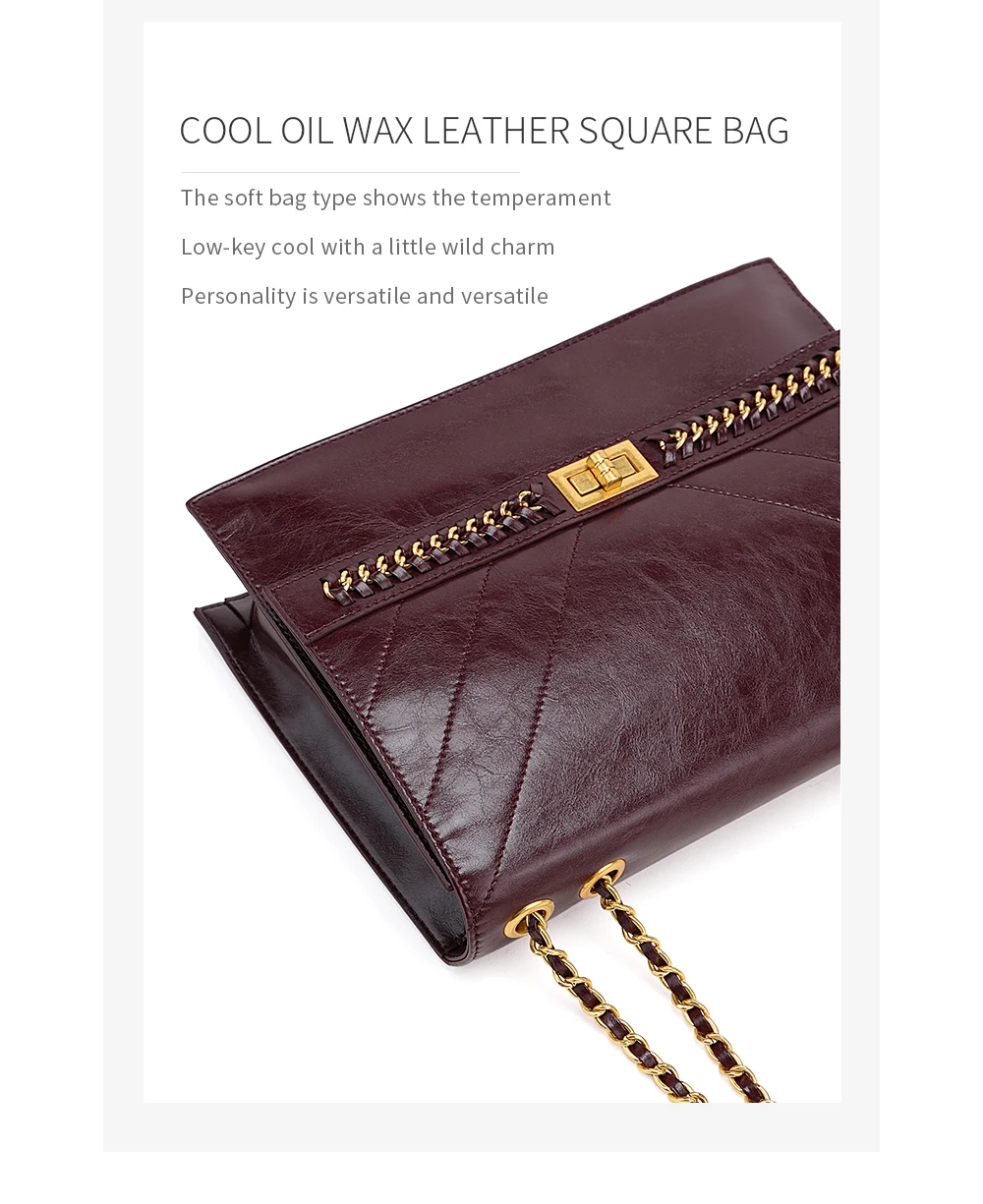 LAFESTIN Новая модная женская сумка с цепочкой, простая вместительная сумка через плечо