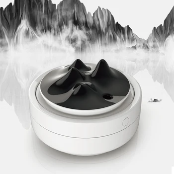 

NEW Ultrasonic Air Humidifier 300ML Mountain Humidifier With Color Lamp Aroma Diffuser USB Fogger For Home Bedroom atomizer