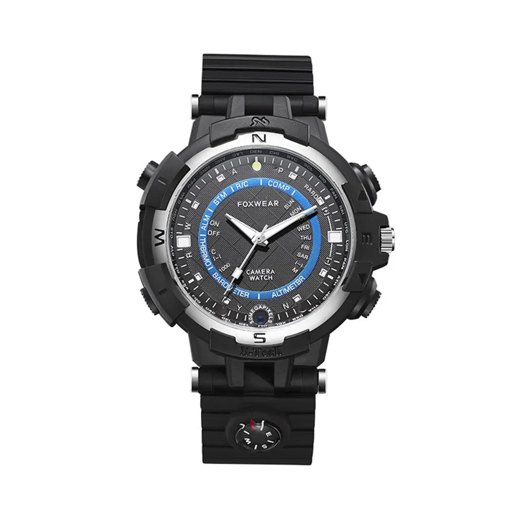 

FOX8 16/32GB Capacity Daily Waterproof WiFi Camera Smart Watch With Compass Support Remote Control / Voice-Record 2018 New