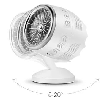 

5V Table Small Personal Portable Mini Fan Quiet Design Powered by USB Fan for Office Home Outdoor Travel Fe26