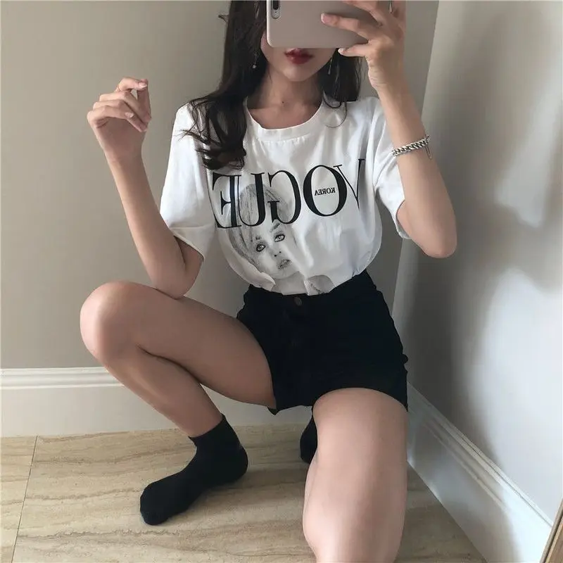 Black High-Waist Denim Sports Shorts Women Summer New Sexy Tight-Fitting Thin Stretch Long-Legged Hot All-Match Bag Hip Shorts