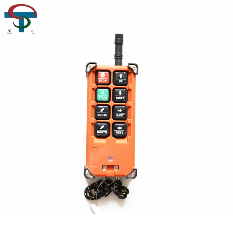 

6 single speed button f21-e1b telecrane crane remote control for hoist