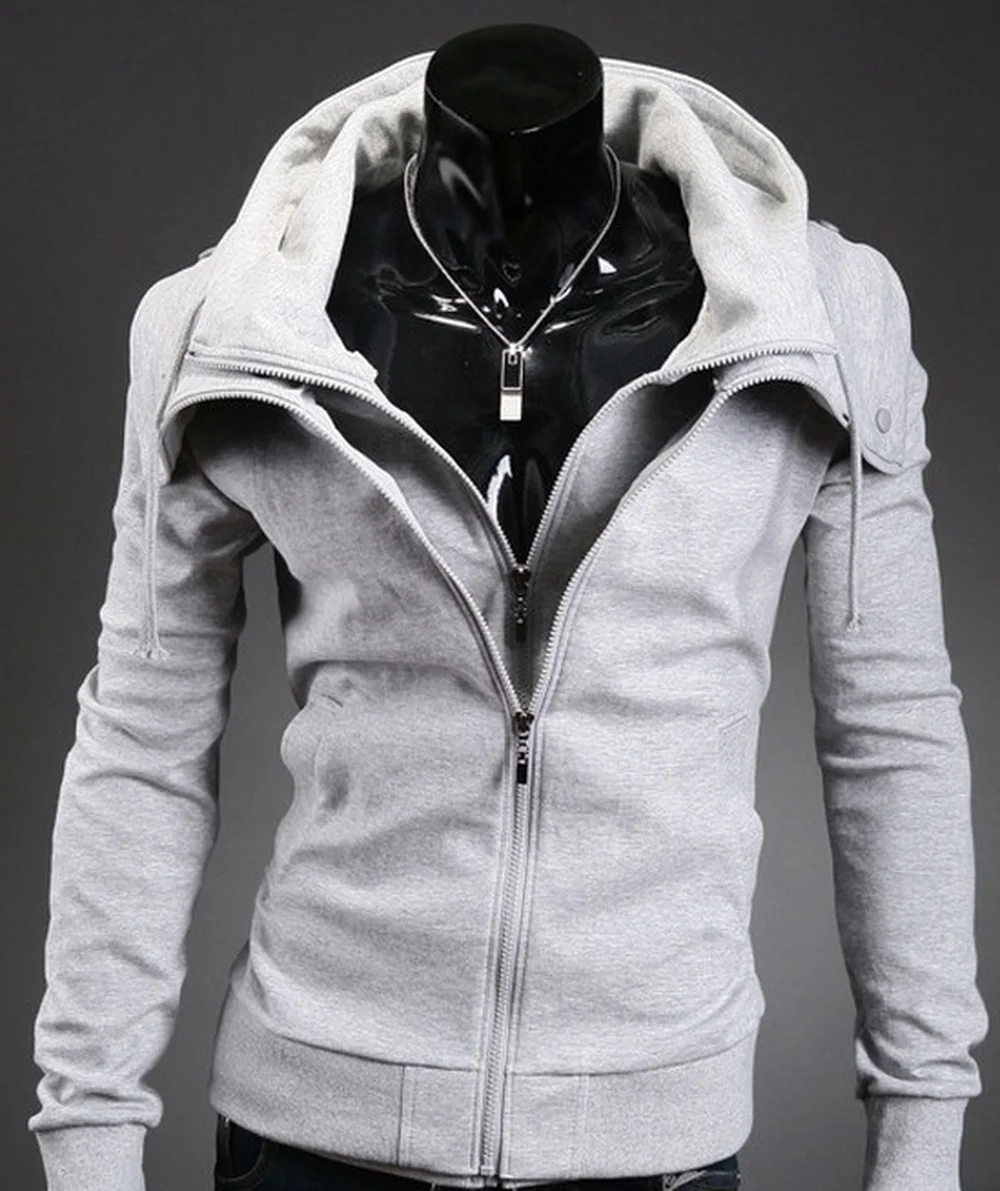 buy  Zogaa 2019 Fashion Autumn Hooded Coat Men Casual Cardigan Sweater Jacket Plus Size S-3XL Zipper Str
