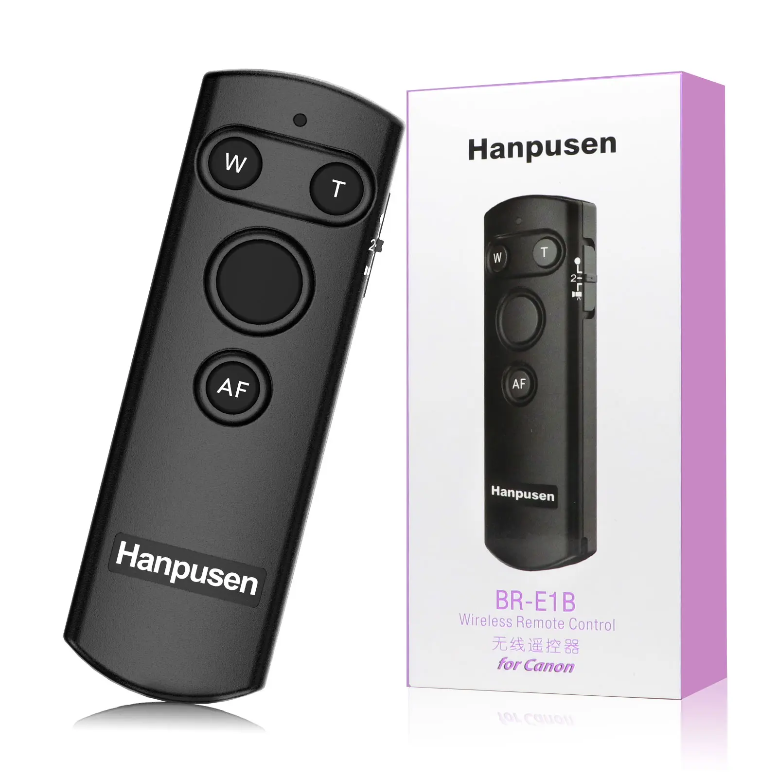 Wireless Shutter Release Remote Control for Canon EOS M50 M6II 6DII T7i T8i 77D SL2 SL3 G5XII G7XIII SX70HS Replace Canon BR-E1