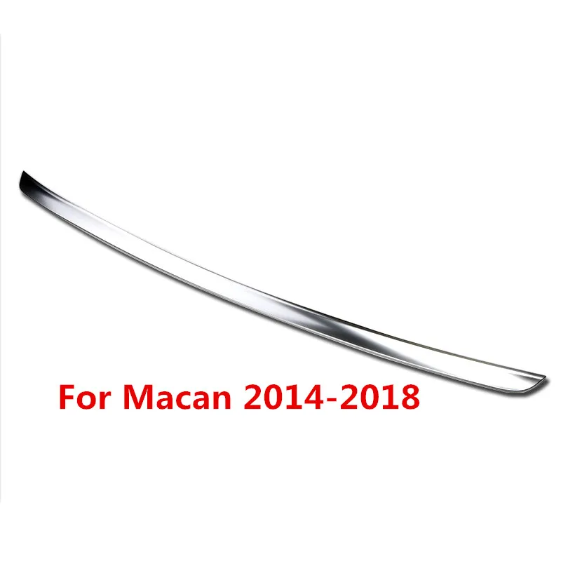 For Macan Задняя Крышка багажника для двери багажника, подъемная крышка, декоративный молдинг, отделка для Porsche Cayenne Macan - Цвет: For Macan