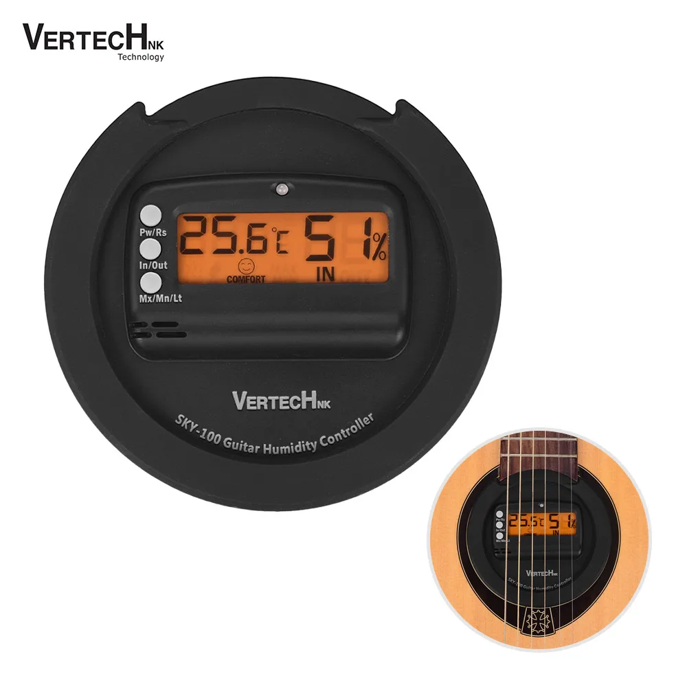 VERTECHnk SKY 80 цифровой гигрометр и система увлажнения звука гитары крышка звукового