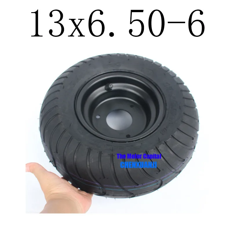 

2019 Super High Performance GO KART KARTING ATV UTV Buggy 13X6.50-6 Inch Wheel 13*6.50-6 Tire Tubeless Tyre with Hub