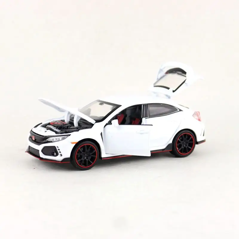 Масштаб 1:32/литая металлическая игрушка/гоночный автомобиль Honda Civic Type R/звук и