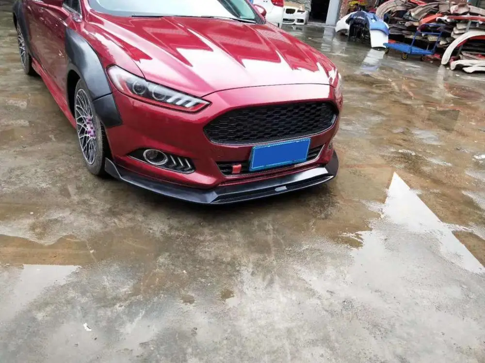 Набор внешних комплектующих к автомобилю для Ford Mondeo Sedan 2013- передний бампер для губ разветвитель заднего бампера Диффузор боковая юбка колеса арки