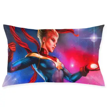 

Captain Marvel Fashionable pillowcase and rectangular decorative pillowcase 20 "x30"