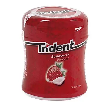 

TRIDENT chicle grageas sabor fresa bote 83 gr