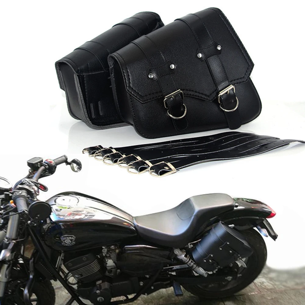 2 шт. Водонепроницаемая мотоциклетная сумка для Sportster XL 883 1200 мотоциклетные седельные сумки PU мотоциклетная боковая сумка для инструментов багаж