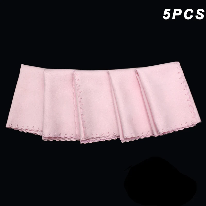 Pink 5 шт. гитара скрипка Чистка мягкая ткань музыкальный инструмент труба принадлежности для саксофона SD669 - Цвет: Pink
