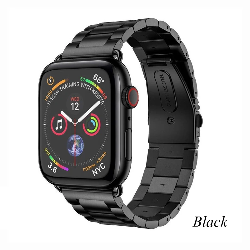 Ремешок для apple watch 44 мм 40 мм iwatch 42 мм 38 мм браслет из нержавеющей стали gen.6 высокое качество apple watch 4 5 3 2