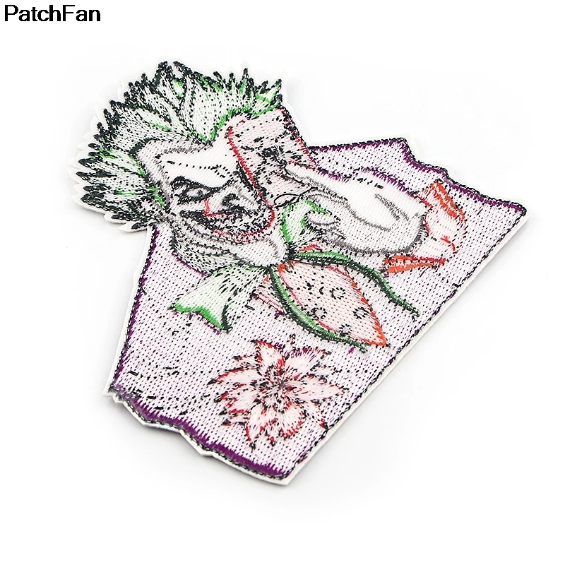20 шт./лот A2578 Patchfan Джокер вышитые Мультяшные нашивки железо на популярном для шляпа-сумка для обуви аппликация аксессуар для вышивки