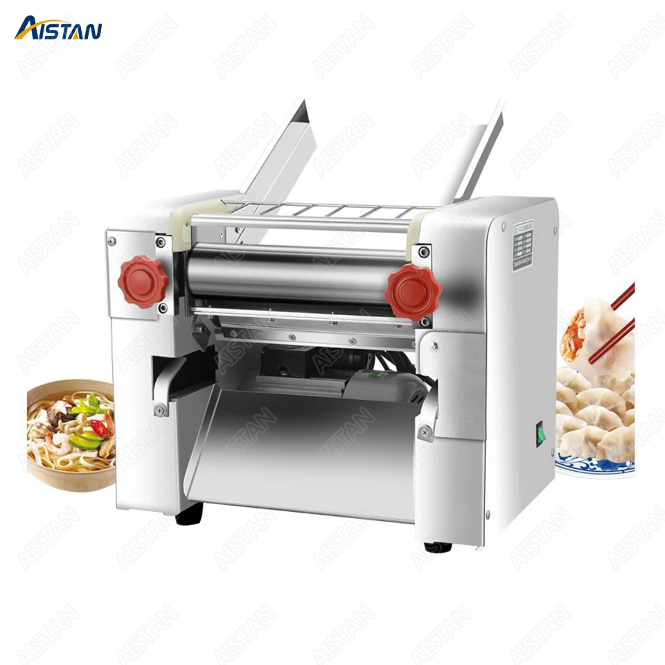 FKM300 Electric Dough Roller Stainless Steel Dough Sheeter Noodle Pasta Dumpling Maker Machine 220V Roller and Blade Changable