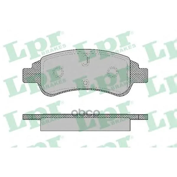 Колодки Тормозные Citroen Berlingo/C4/Xsara/Peugeot Partner Передние Lpr 05p1327 Lpr арт. 05P1327