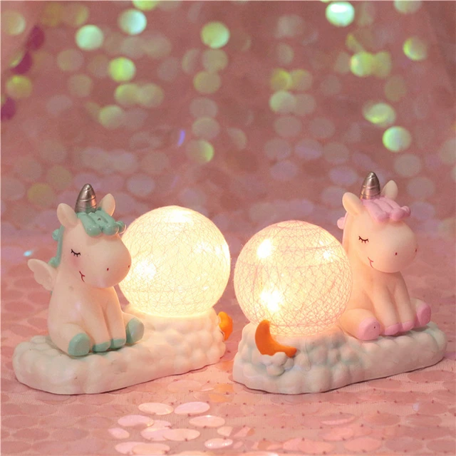 Cadeau Noel Fille, Veilleuse Bébé Licorne Decoration Jouet