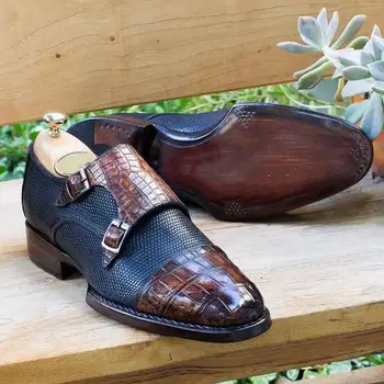 

Handmade Mixed Colors Pu Leather Shoes Men Formal Shoes Loafers Casual Shoes Men Slip-on Shoes New Style Shallow Shoes HA285