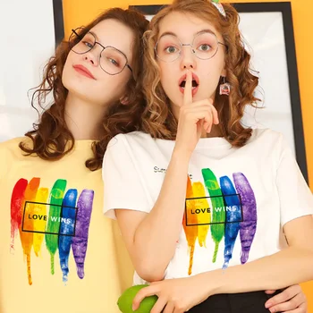 

DIY Lesbian Flag Pride Gay Patch Heat Transfers For Clothing For Women Iron on Transfer On Clothes Rainbow Patch Sticker Stripes