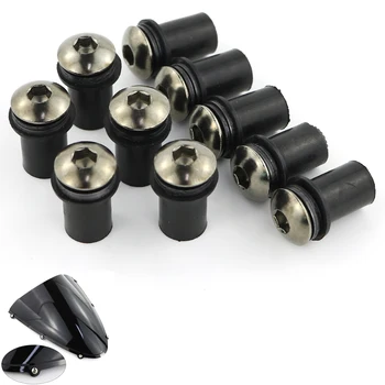 

10 Pcs M5*16 Windscreen Bolts Windshield Deflectors Screws For Kawasaki ZX6R ZX-6R ZX 6R ZX7R ZX9R ZX10R ZX-10R ZX12R ZX14R