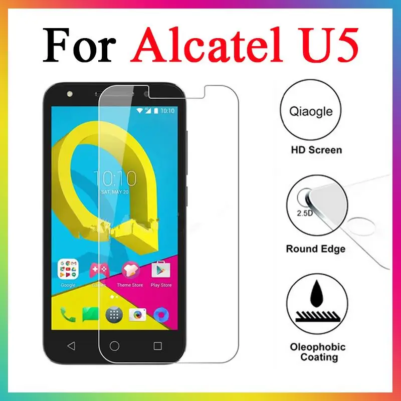 Защитное стекло для alcatel U5 One Touch U 5 защитная пленка экрана 0 &quot закаленное