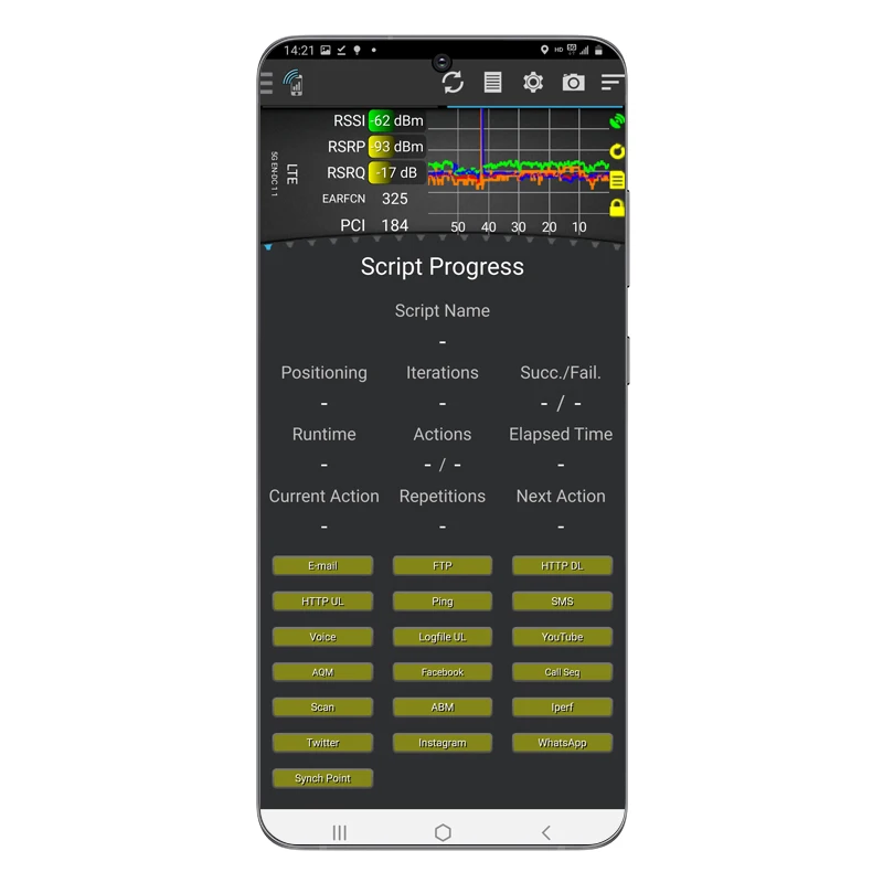Tems Карманный тестовый телефон Samsung S20 + 5G SM-G986U TEMS ТЕЛЕФОН GSM HSPA LTE NR измерения для