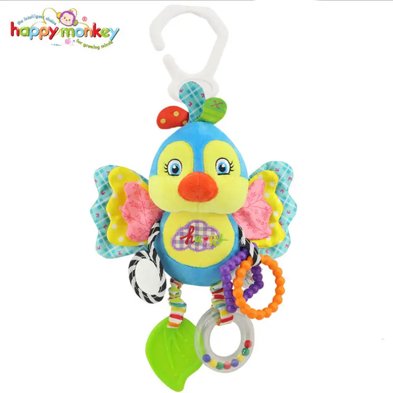 Pudcoco US сток Детские игрушки Мобильный ребенок плюшевые Sozzy кровать колокольчики Погремушки колокольчик Игрушка коляска