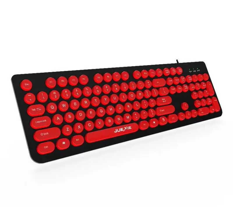 

MG Scorpion 209 Circle Key Cap USB Keyboard Desktop Laptop Keyboard Multi-Color Office