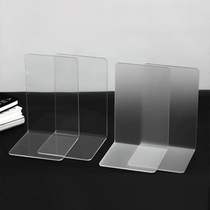 Decorative Clear Acrylic File Holder Clear Acrylic Bookends Acrylic