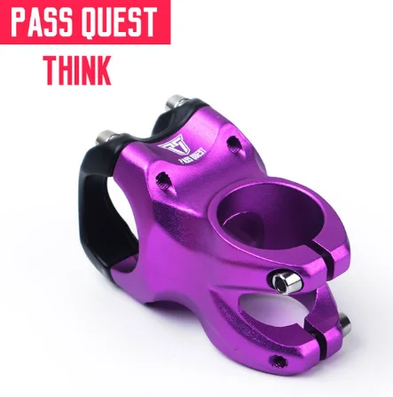 Pass Quest THINK Stem 31,8 мм для горной дороги, для велосипеда, для велосипеда, стебель для велосипеда AM FR DJ ENDURO - Цвет: Purple