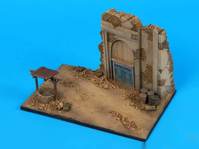 1 / 72 resin body, scene building ruins platform. (15cmx10cmx10cm) 1