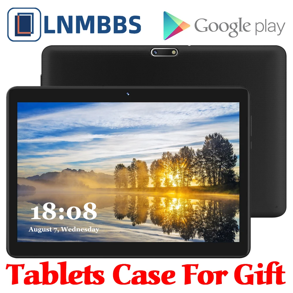 LNMBBS 10,1 дюймов планшетный ПК 2 Гб ОЗУ 32 Гб ПЗУ 1920x1200IPS MTK6580 Восьмиядерный Android планшеты wifi gps две SIM 4G Телефонный звонок планшет