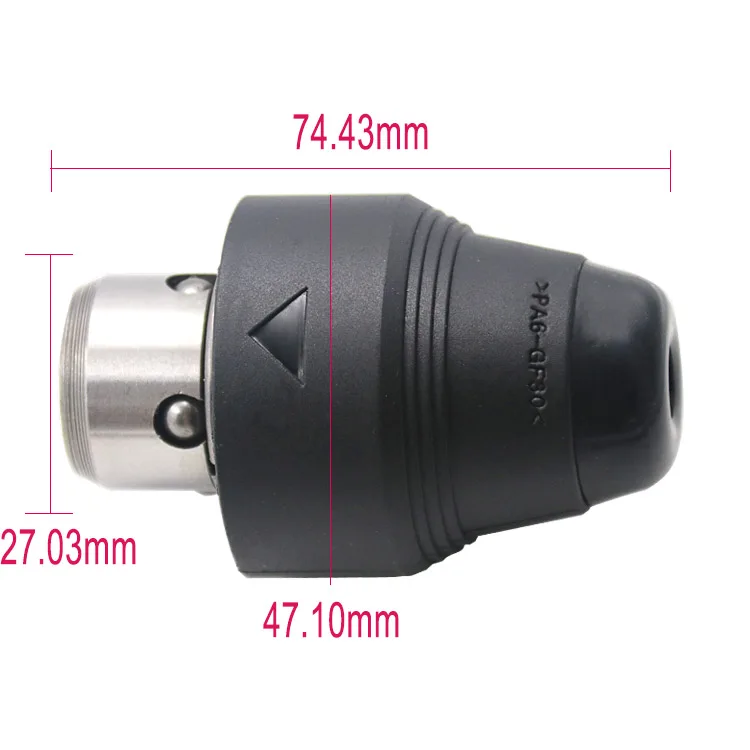 Electric drill quick change chuck Adapter GBH2-26DFR/28DFV/4-32DFR electric hammer two pit two groove drill chuck