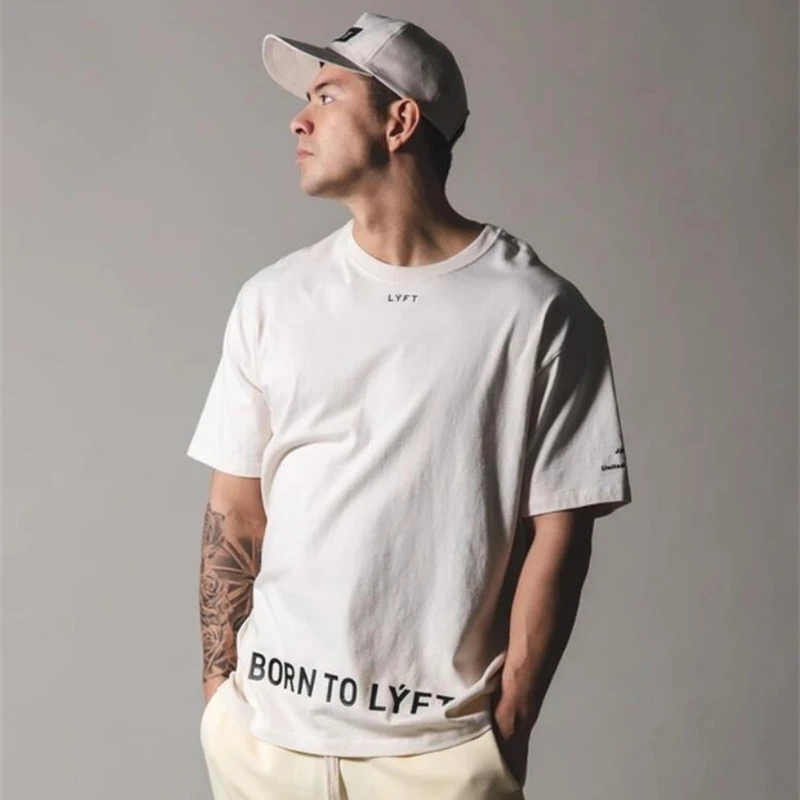 

HZIJUE 2017 New Brand clothing Gyms Tight t-shirt mens fitness t-shirt homme Gyms t shirt men fitness crossfit Summer top