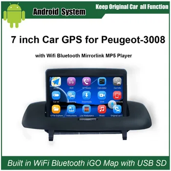 

Android 7.1 Upgraded Original Car Radio Player Suit to Peugeot 3008 Car Video Player Built in WiFi GPS Navigation Bluetooth